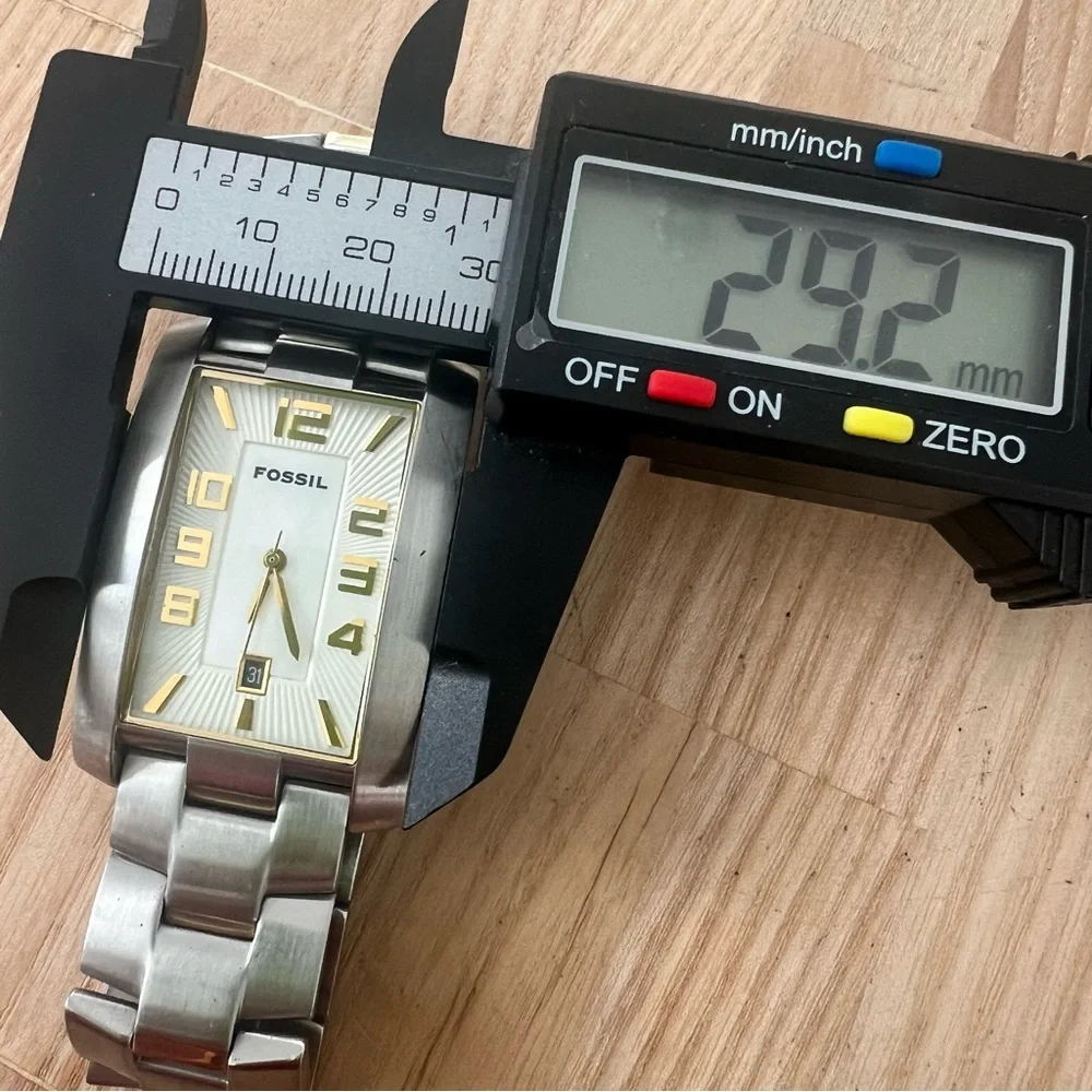 Fossil arkitekt men’s curvex dress watch NEW BATTERY